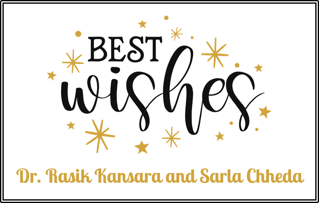 Sarla Rasik Best Wishes